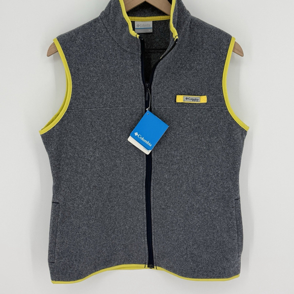 Columbia Jackets & Blazers - Columbia PFG Harborside Women’s Grey Fleece Vest Size Medium NWT